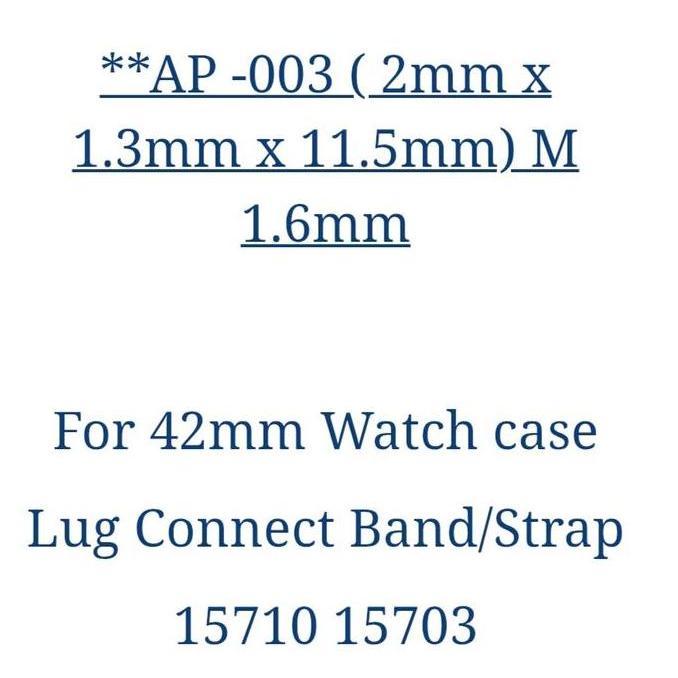 RENGGANIS855 - BAUT AP WATCH SCREW CONECTING ROOD AP PEN PIN AP SBT AP