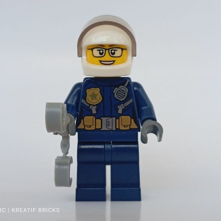 LEGO CITY Police - City Motorcyclist Female cty1363 minifigure