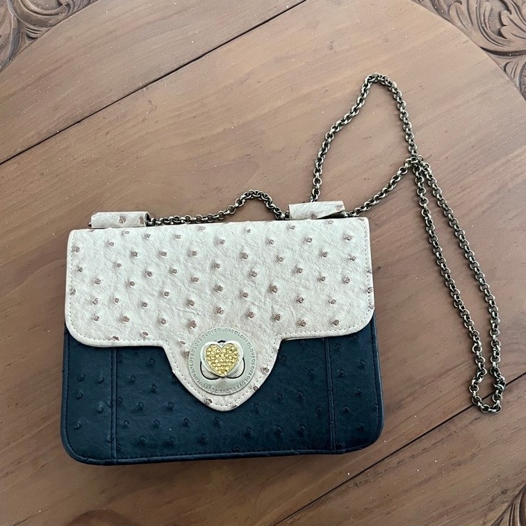 ostrich bag vintage preloved