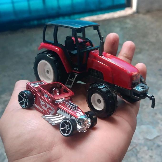 DIECAST LOOSE DIECAST ALAT BERAT DIECAST TRACTOR MAJORETTE LOOSE MAJORETTE TRACTOR SKALA 1/43 (HOTWH