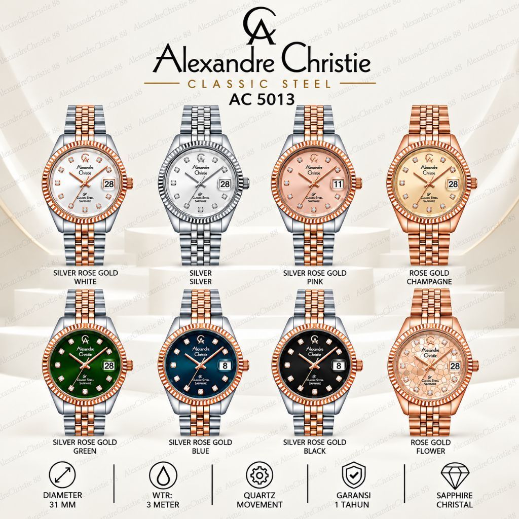 Jam Tangan Wanita Alexandre Christie 5013 / AC5013 / AC 5013 [Original]
