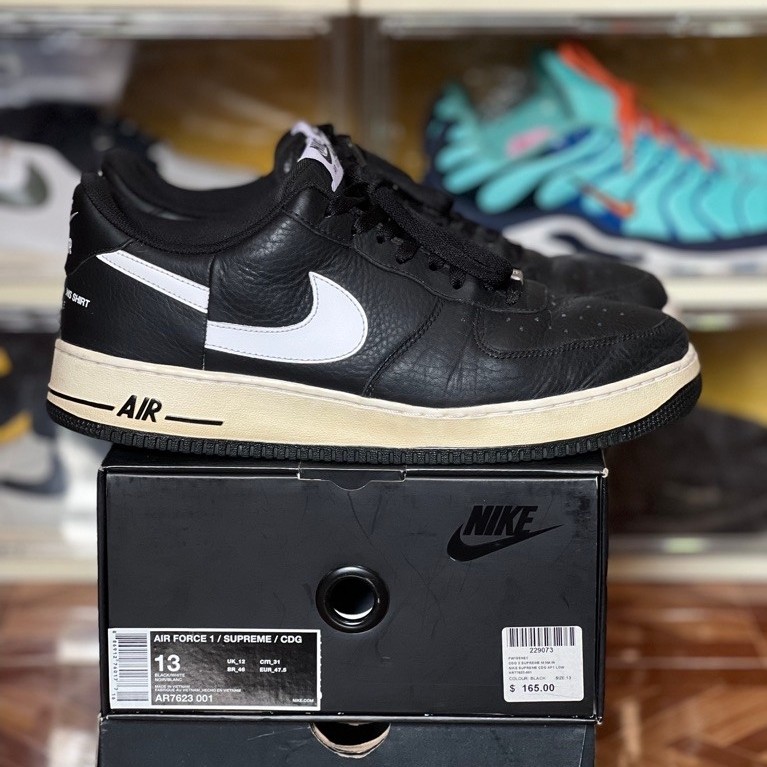 NIKE AIR FORCE 1 LOW SUPREME x CDG Sz 47,5