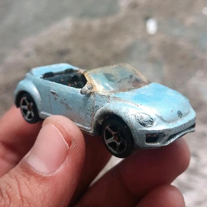 DIECAST LOOSE MATCHBOX LOOSE DIECAST VW MATCHBOX 2019 VOLKSWAGEN BEETLE MATCHBOX VW