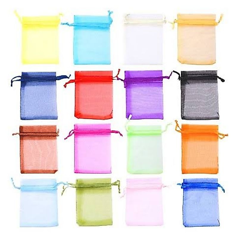 Kantong serut tas organza pouch jewelry candy bags gift bag bungkus permen souvenir mutiara aksesori