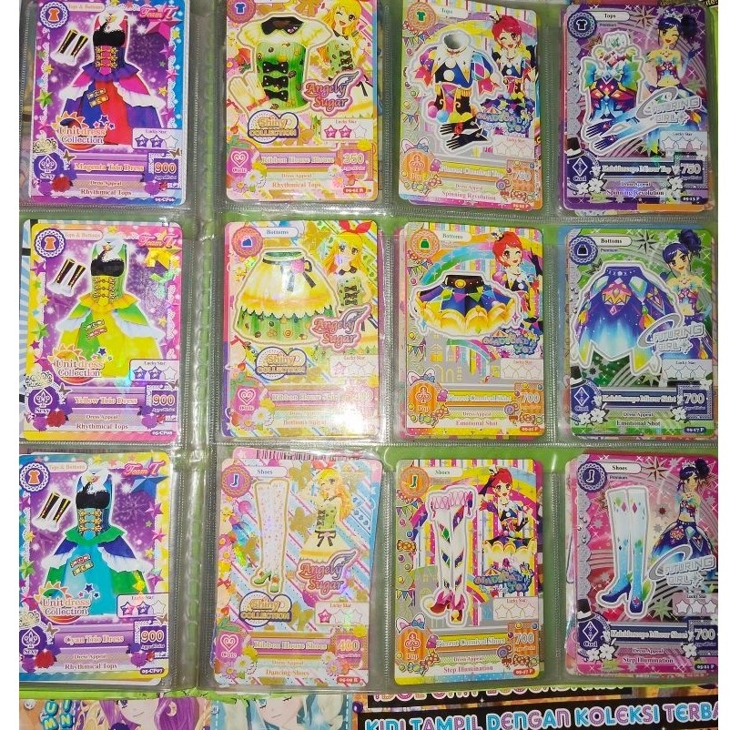 Kartu Aikatsu Premium Rare Normal Tristar Unofficial Fake Palsu
