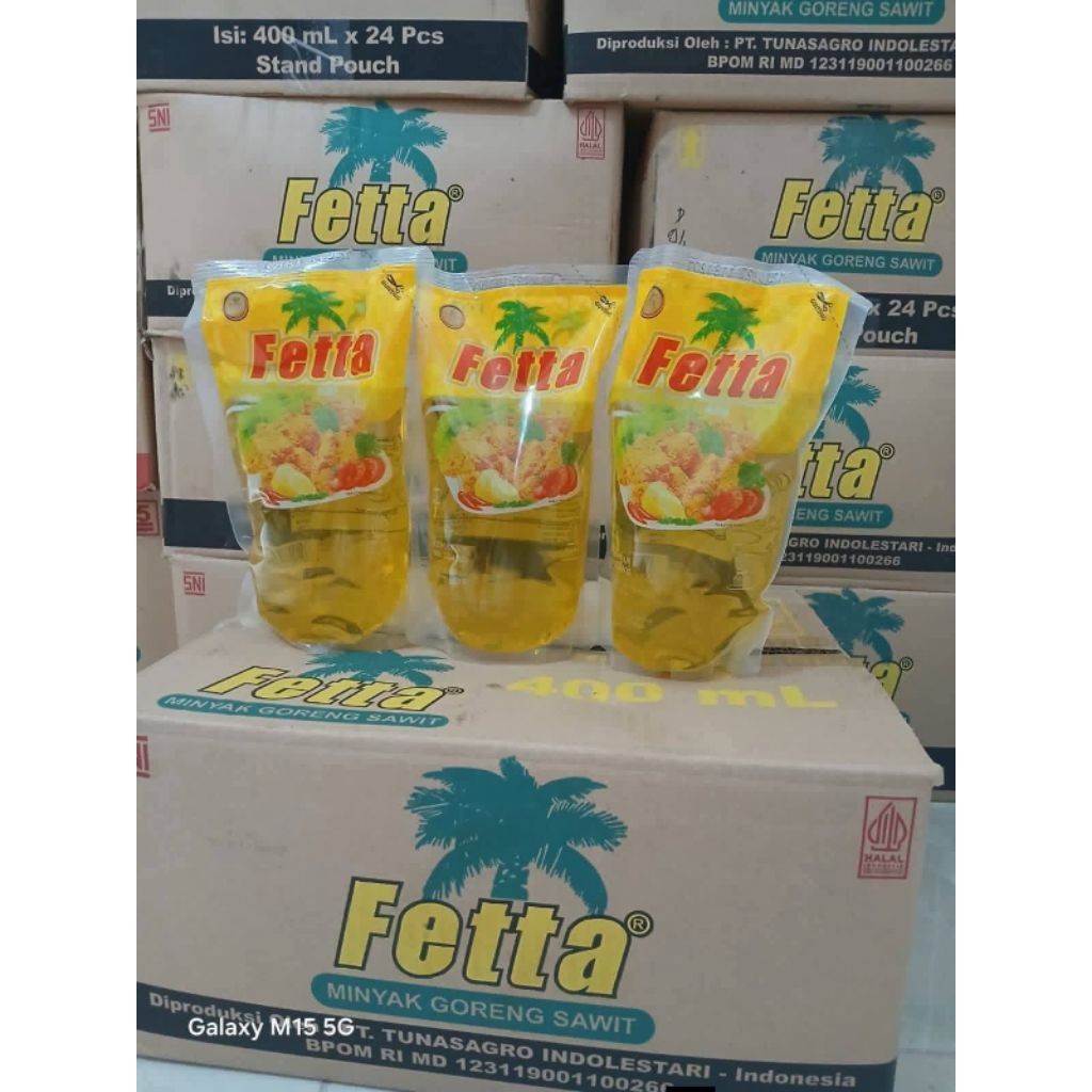 Minyak Goreng Fetta 400ml - Premium dan Praktis Minyak Fetta Murah