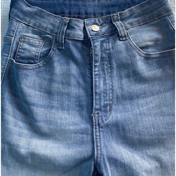 PRELOVED LADOUCE Jeans GREY-ISH BLUE(LONG) size 27