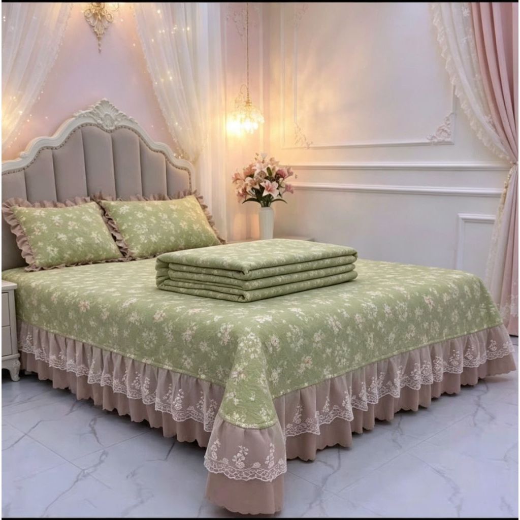 pre-order Quilt cover set quilt sprei shabby shabbychic renda