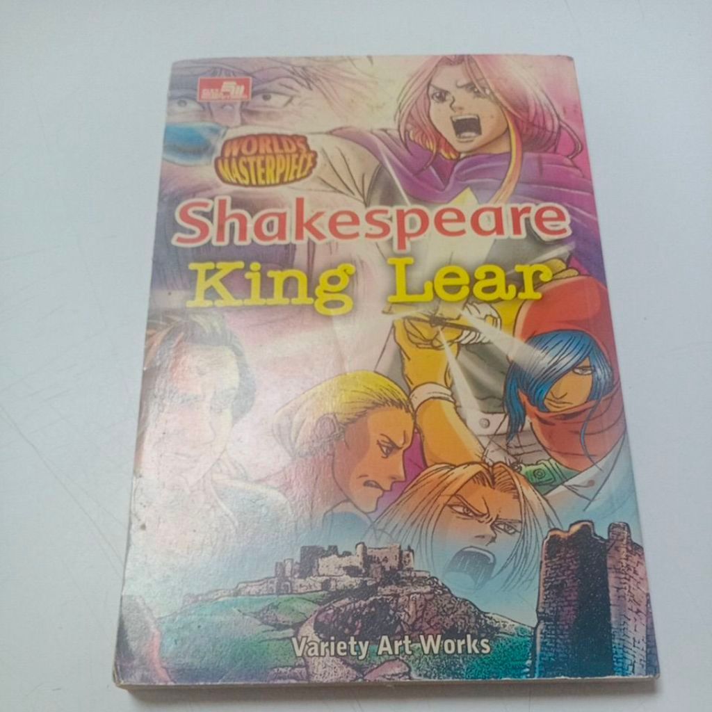 Komik World's Masterpiece Shakespeare King Lear (bekas)