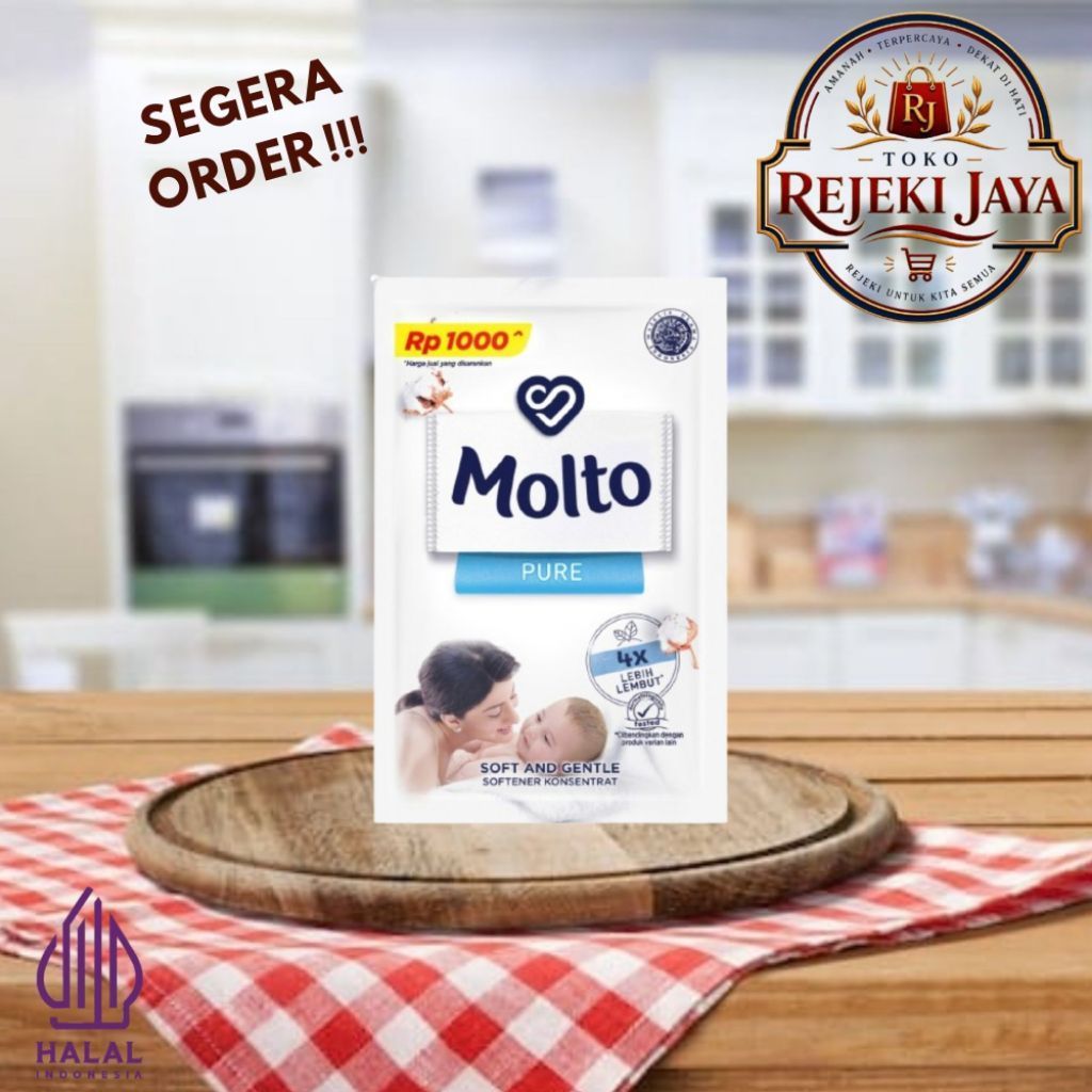 6 Sachet Molto Pewangi Pakaian Putih, Teknologi Double Boost untuk Wangi Tahan Lama