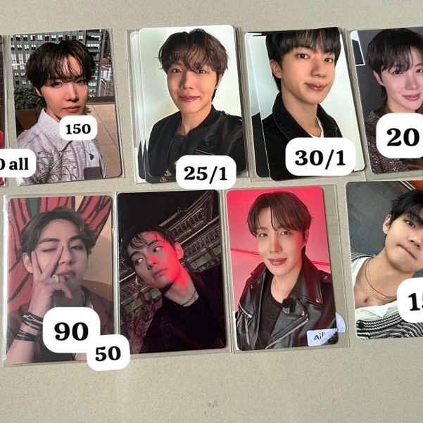 ready stock photocard bts arirang taehyung jungkook jhope jin rm pob jpfc ums wvsg