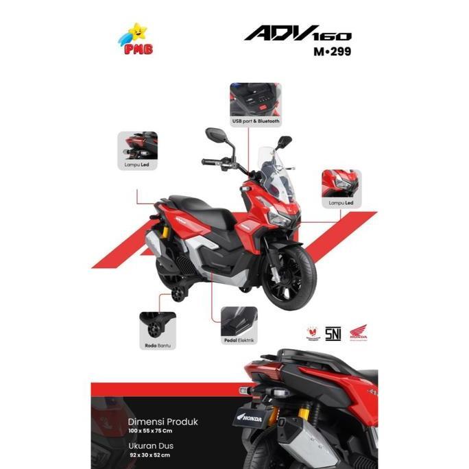 [Allthebest] PMB MOTOR AKI M-299 ADV160 6V-7AH