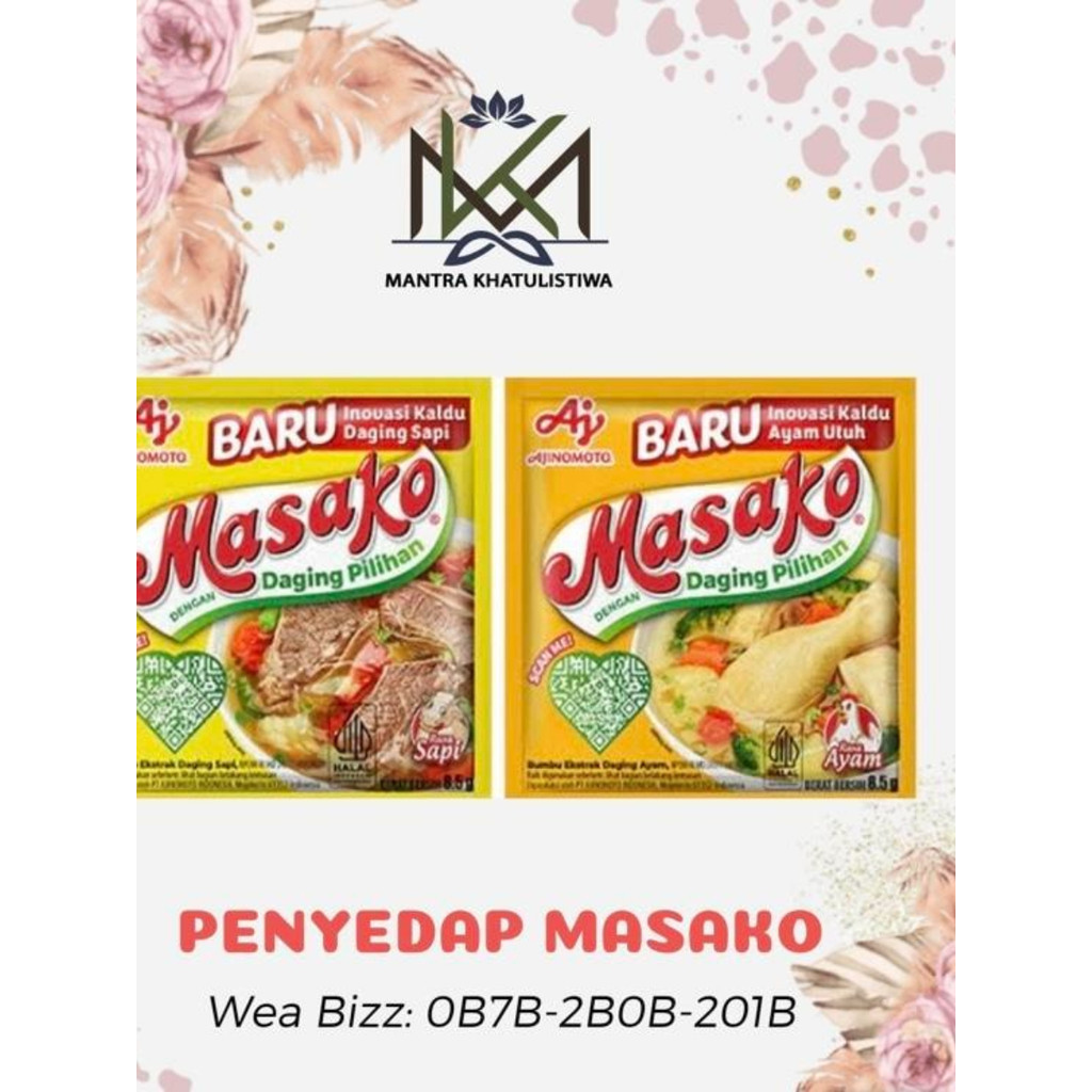 MASAKO AYAM MASAKO PENYEDAP RASA KALDU AYAM
