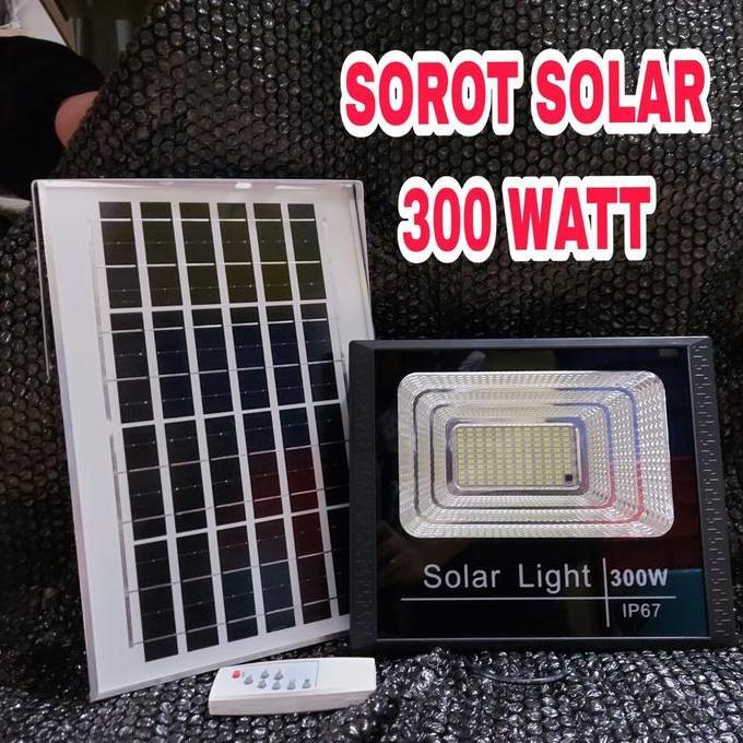 Lampu Sorot Solar Cell Tenaga Surya 100 Watt Tembak 100 Watt Solar Led