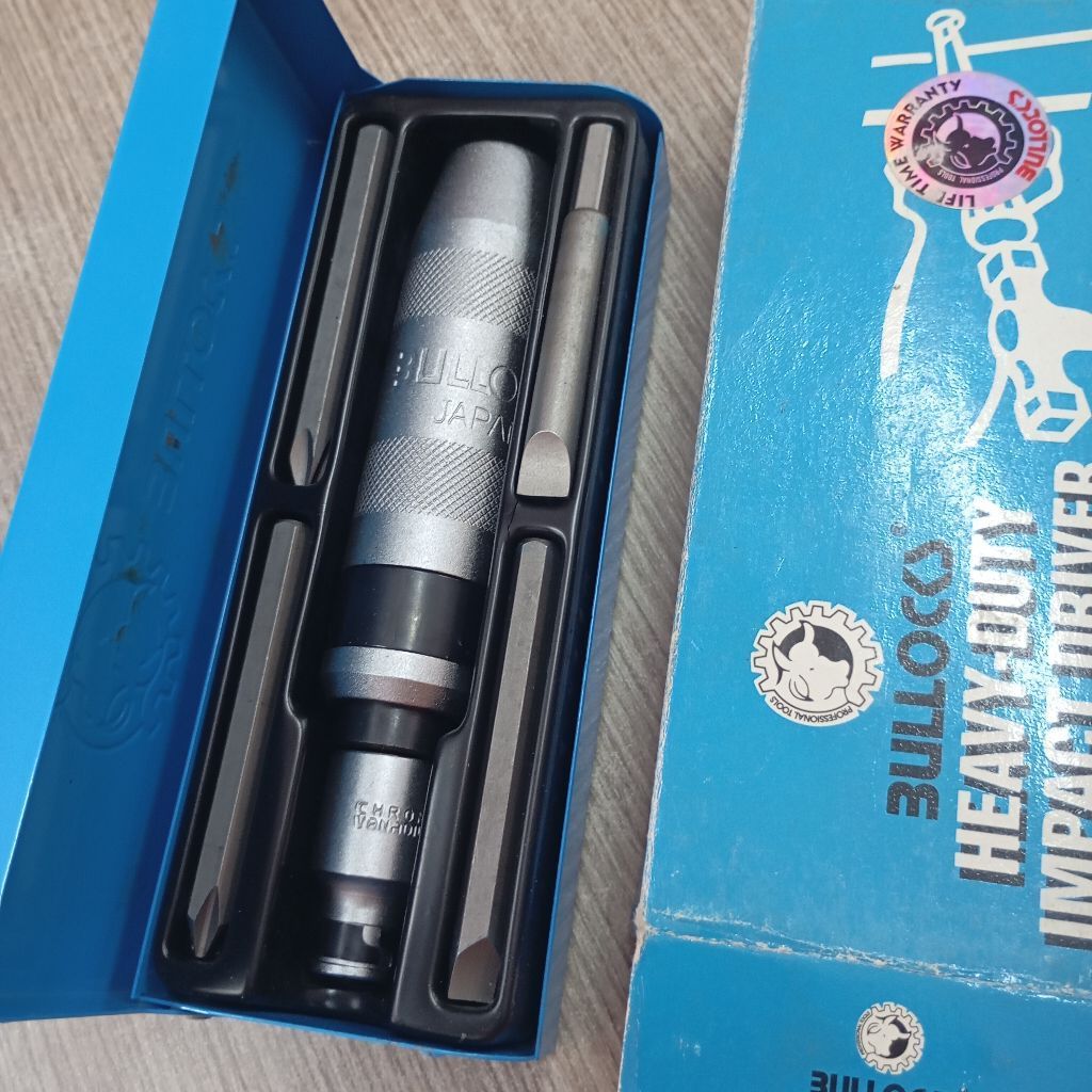 BULLOCK OBENG KETOK / IMPACT DRIVER ORIGINAL ( stock lama barang baru )