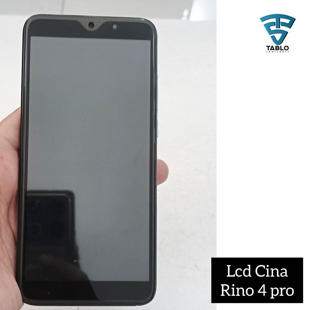 Lcd touchscreen frame Hp Cina Rino 4 pro original second copotan hp