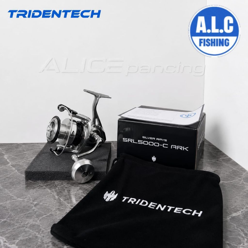 Reel Spinning Tridentech Silver Rays Light 5000 C-ARK 5000 XH-ARK gulungan pancing jigging popping k