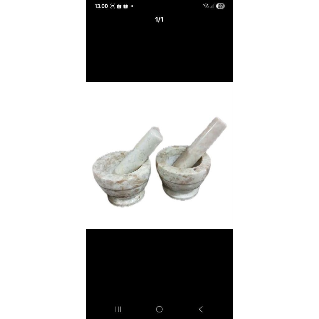 lesung mini bahan batu marmer