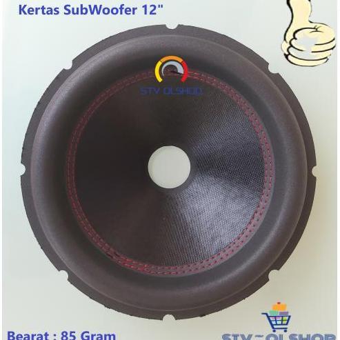 PpMO_ Kertas Speaker 12" Subwoofer Daun Speaker 12" Subwoofer