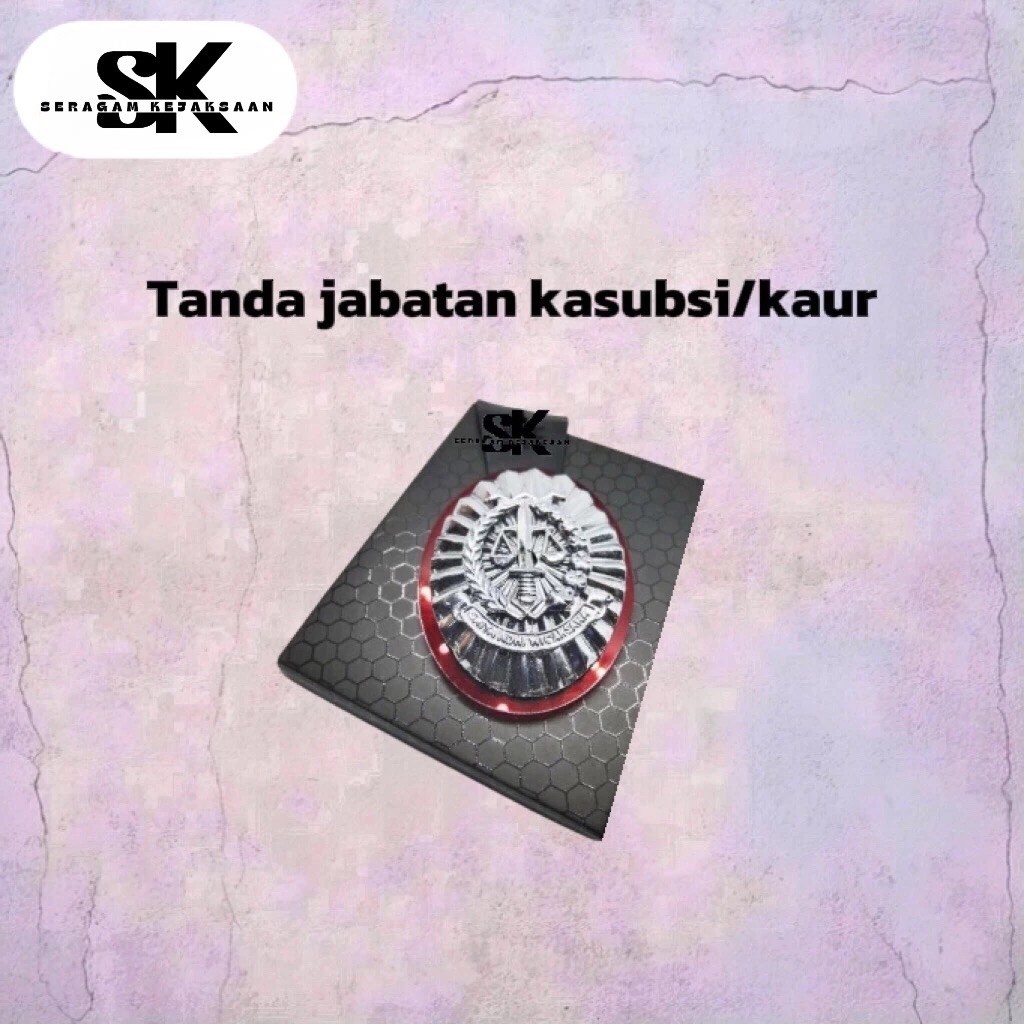 Tanda Jabatan Kejaksaan Kaur/Kasubsi/Eselon V