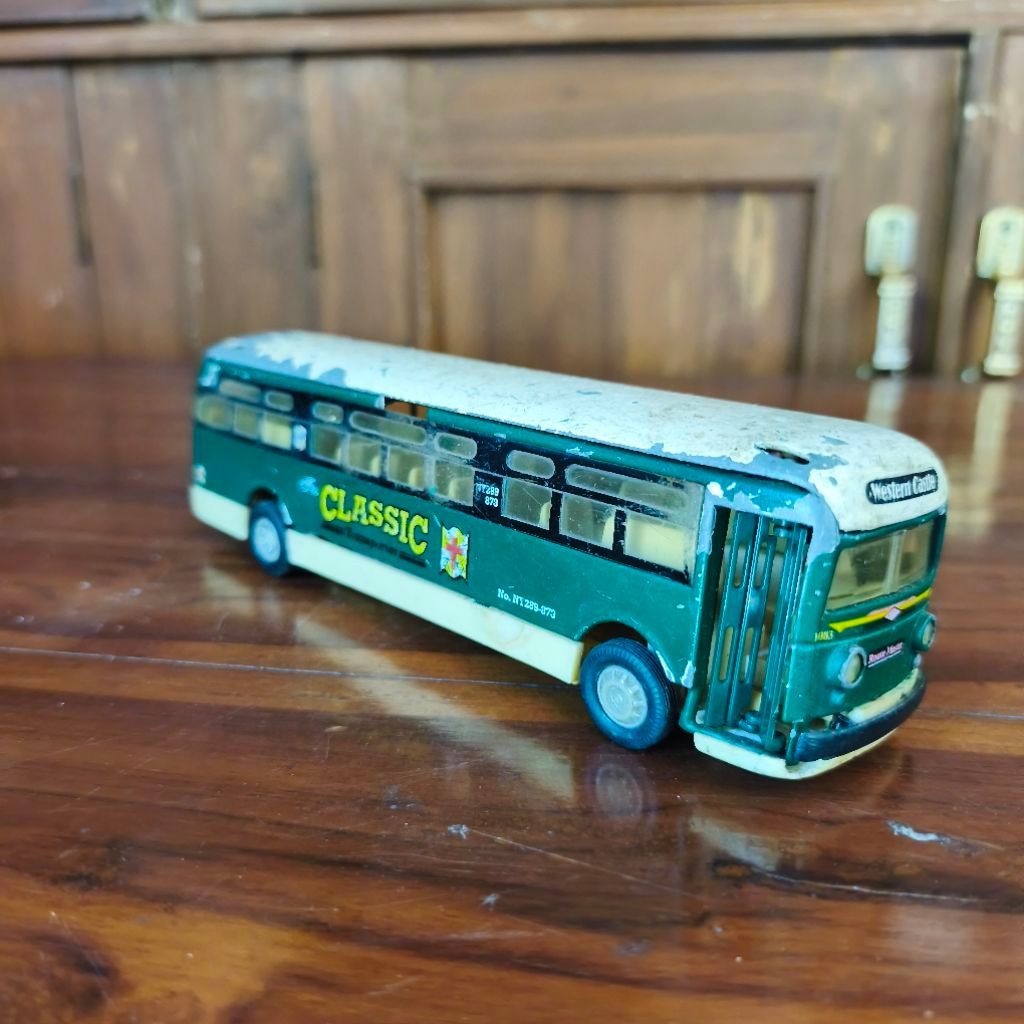 Mainan Jadul Diecast Miniatur Bus Western Castle Classic Original Vintage