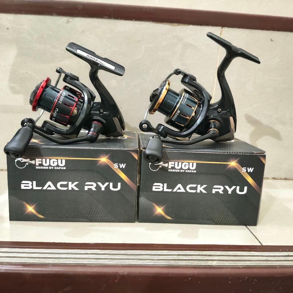 REEL FUGU BLACK RYU SW 1000 2000 3000 Power Handle