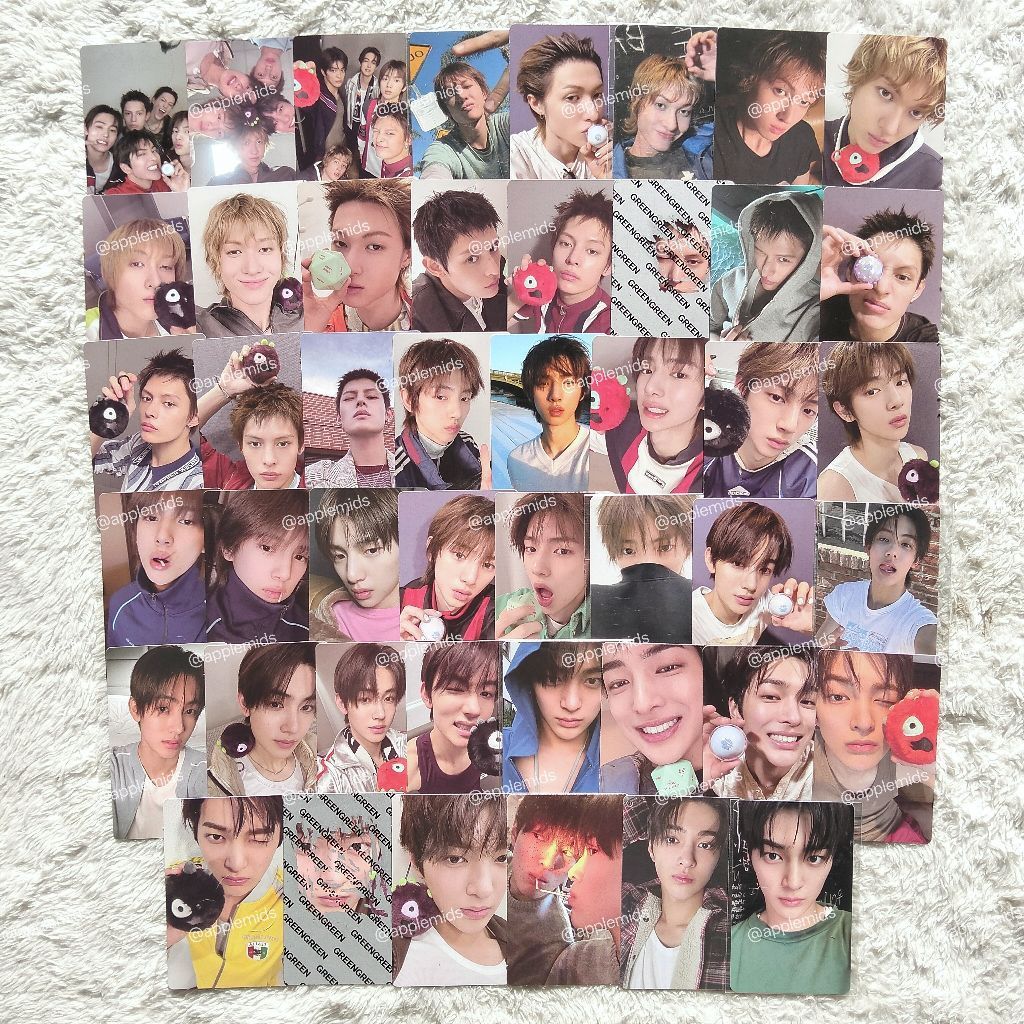 @applemids — Photocard Official Cortis GREENGREEN Potrait Panorama Weverse Ver Dice Lip Balm Blue Li