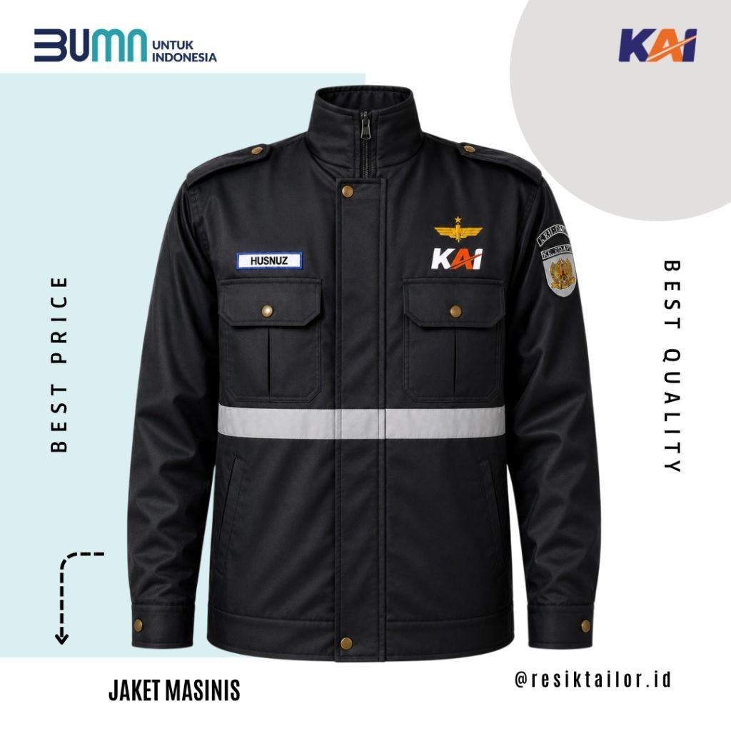 Jaket Masinis PT.KAI