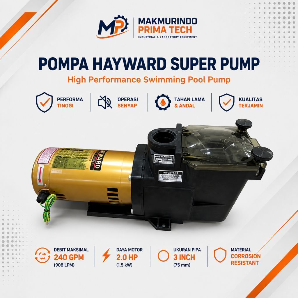 Pompa Kolam Renang Hayward SUPER PUMP 2HP - Model SP1005 HAYWARD 2 HP