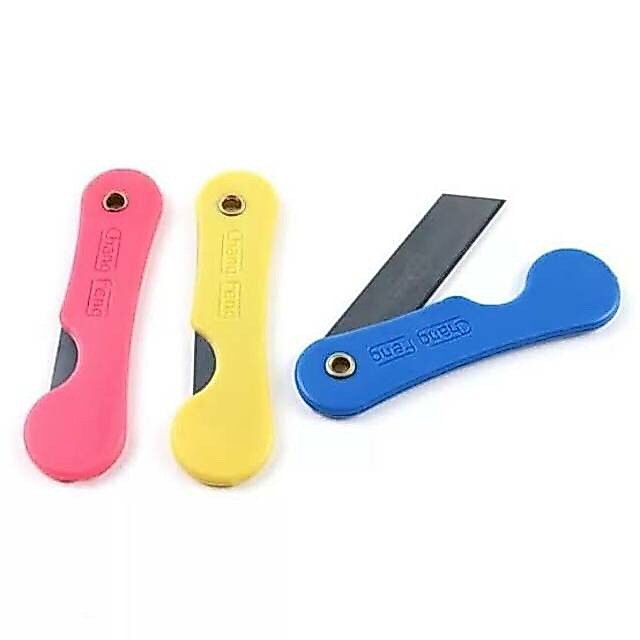 Cutter Lipat Mini Cutter Besar Pisau Lipat Serbaguna