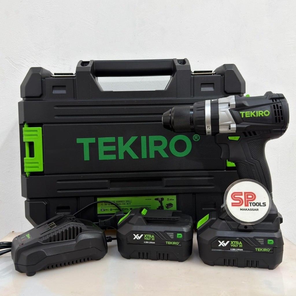 MESIN BOR CORDLESS HAMMER IMPACT DRILL BETON KAYU BESI / BOR CAS CHARGE CAS BATERAI BATTERY 13MM 13 