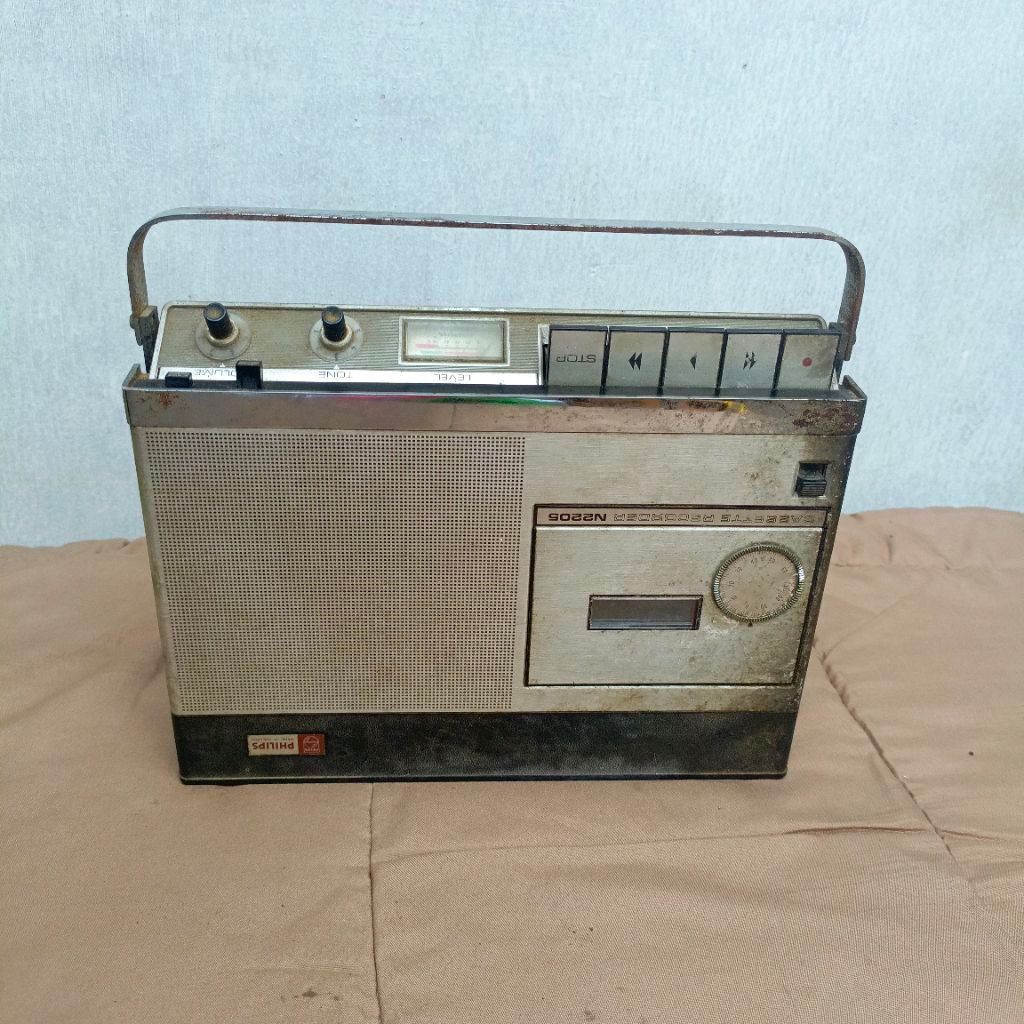 tape recorder Philips jadul antik mati vintage