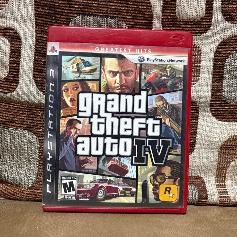 Bd Kaset Gran Theft Auto IV Gta 4 Ps3 Games Playstation 3 Game Action Open World