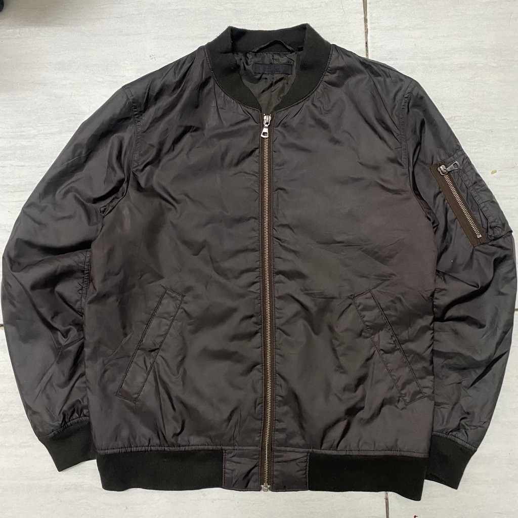 Uniqlo Bomber Jacket Brown
