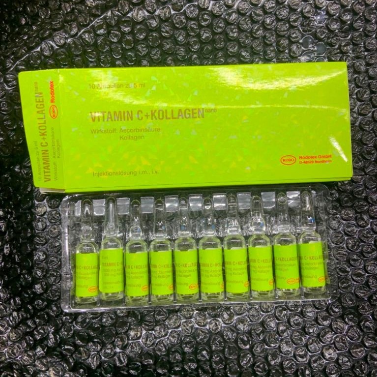 Vitamin C Kolagen Hijau Nano Booster Original combo vitamin c colagen oren combo white secret