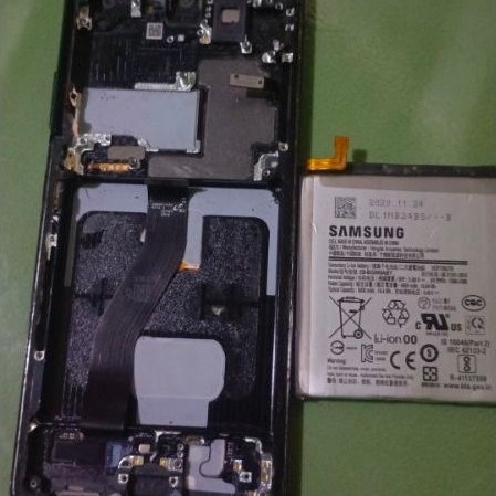 LCD SAMSUNG S21 ULTRA BEKAS COPOTAN ORI