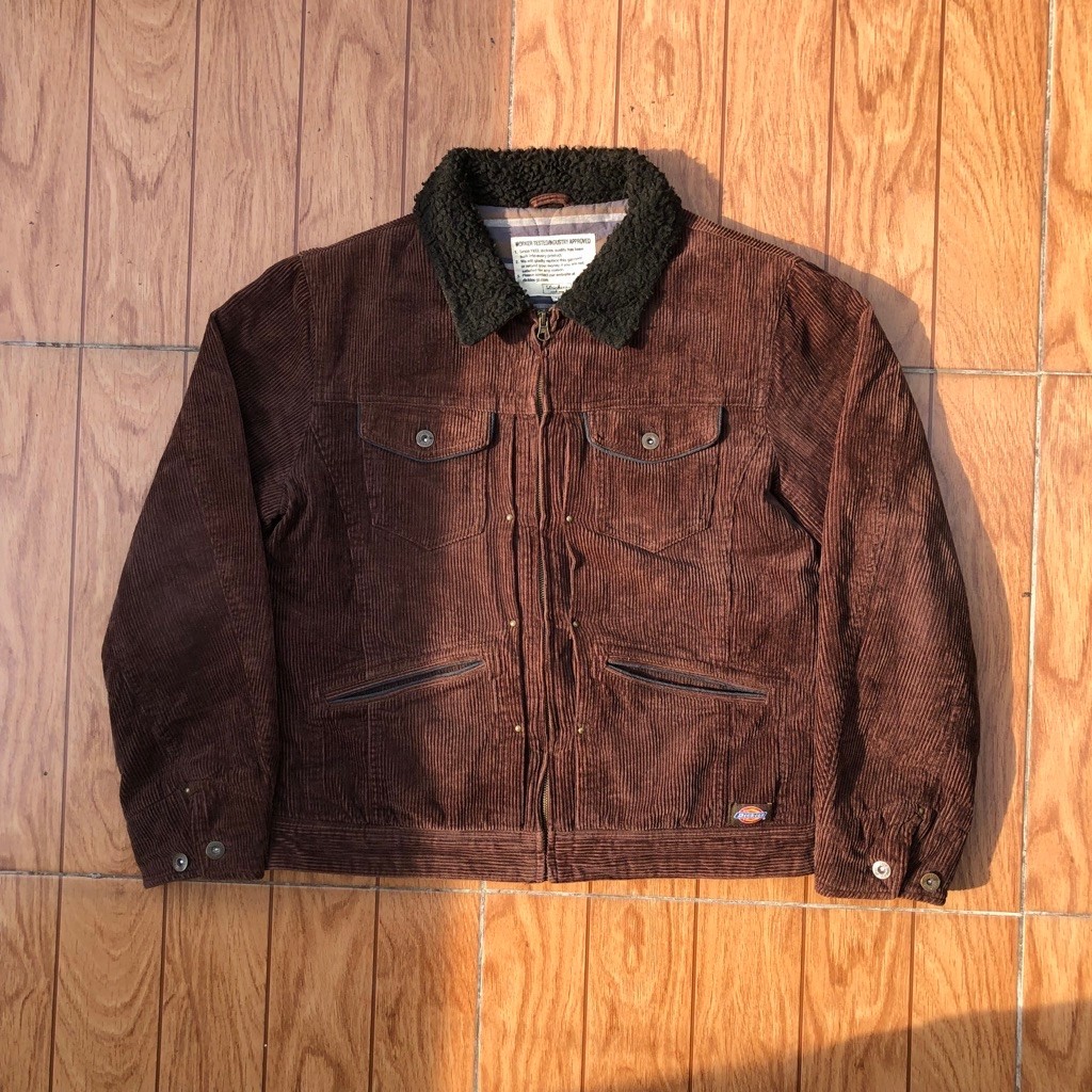 Vintage Dickies Corduroy work jacket quilted inner