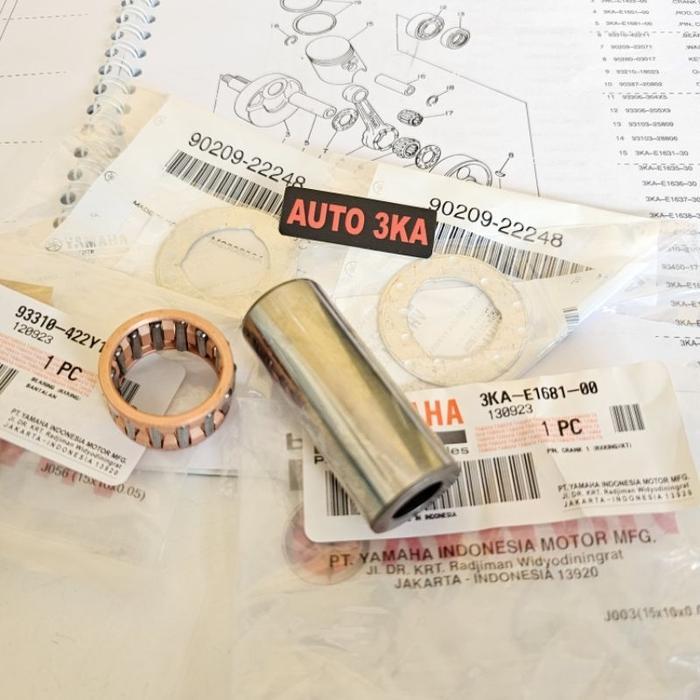 BEARING LAHER BIG END STANG SEHER RX KING ORI ORIGINAL - BIG END 3KA-E1681-00