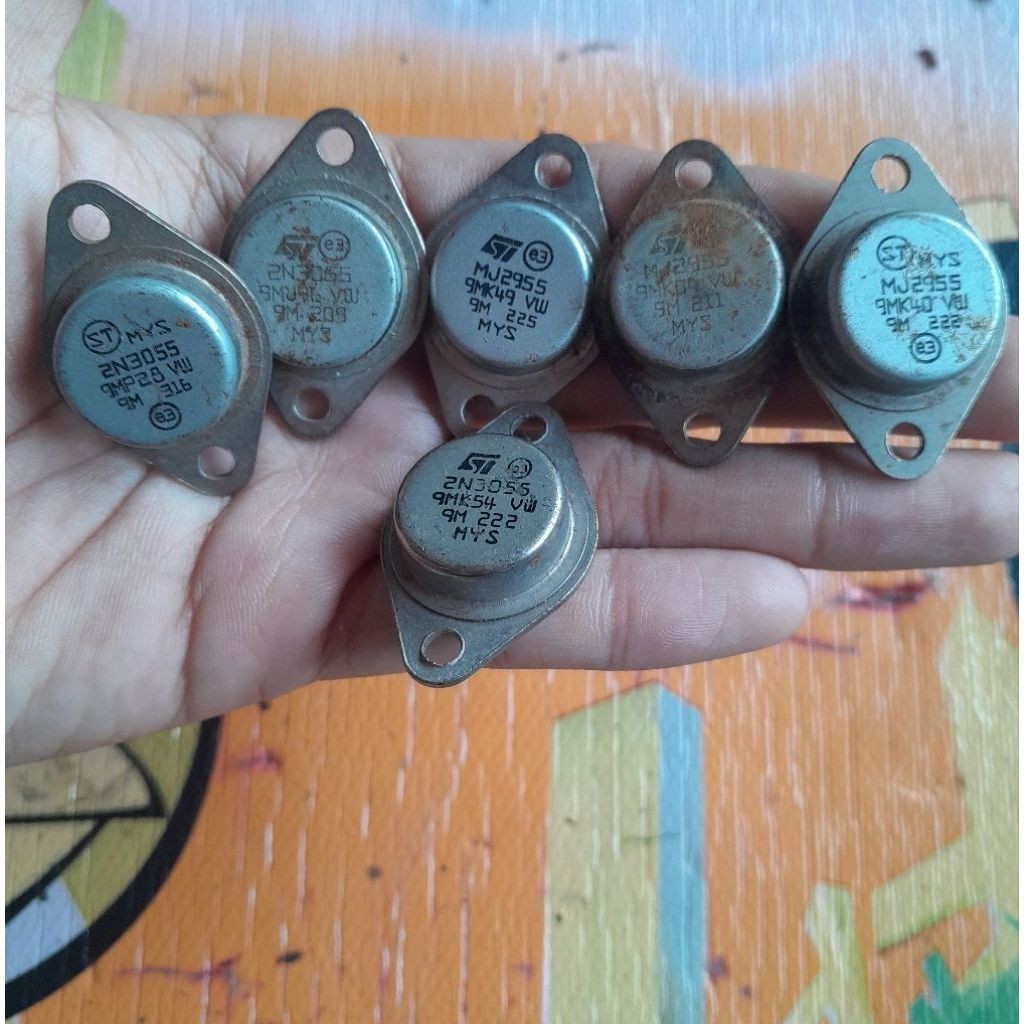 Transistor jengkolan Cabutan power aktif jadul Original