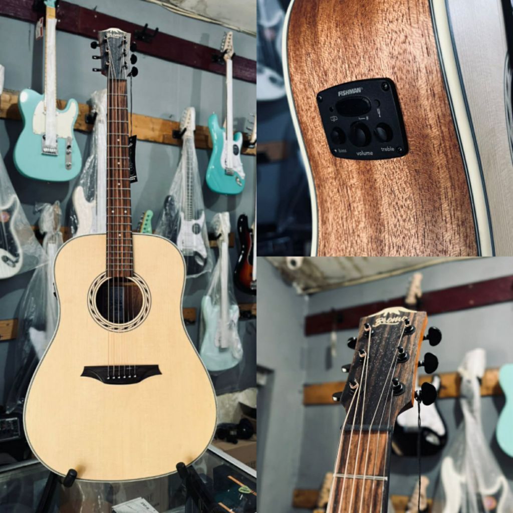 Gitar Akustik Elektrik BROMO BAA1 / BROMO BAA-1 Preamp Fishman Isys Mini ORIGINAL