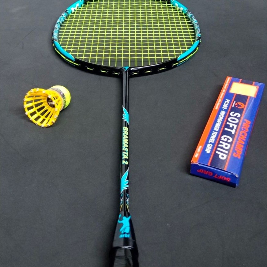 Raket badminton bekas second original flypower bramasta 2