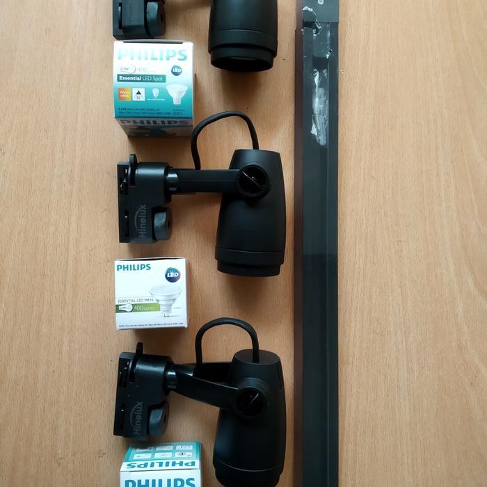 Lampu rel Cafe LED TRACK LIGHT LAMPU rel philips hinolux komplit