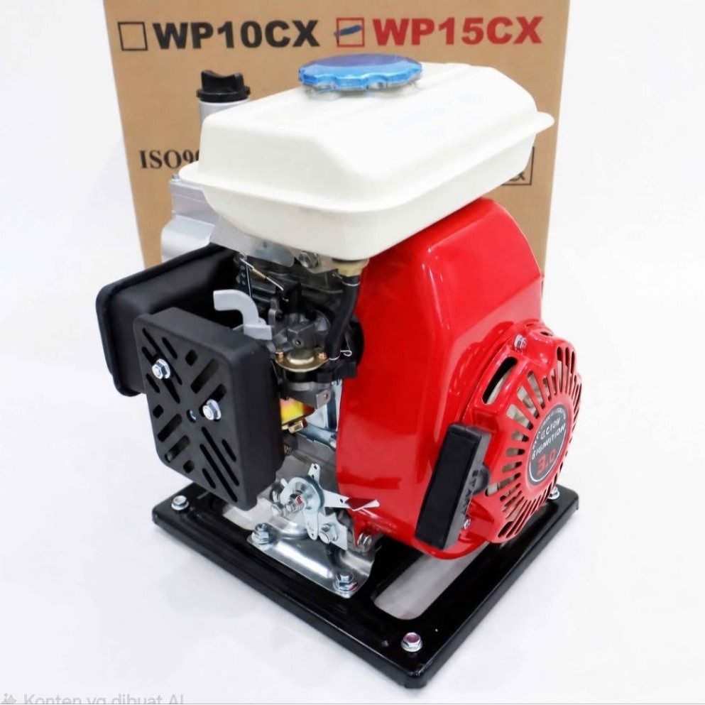Mesin Pembakaran Dalam WP10CX WP15CX ISO9000 Merah Portable untuk Generator