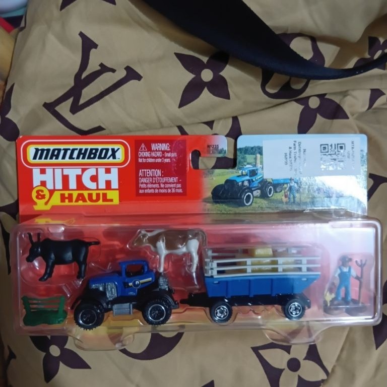Matchbox Hitch & Haul Dirtstroyer / Mbx Farm Trailer