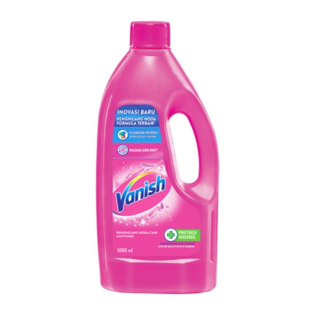 Vanish Pink Penghilang Noda Pakaian Cair Botol 1L