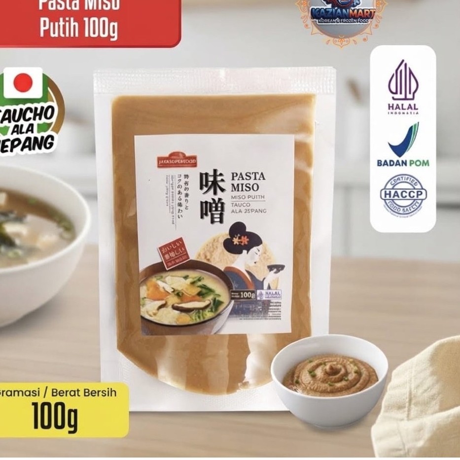 (HALAL)  PASTA MISO PUTIH JAVA SUPER FOOD 100GR / TAUCO ALA JEPANG UNTUK MISO SOUP RAMEN UDON / MISO