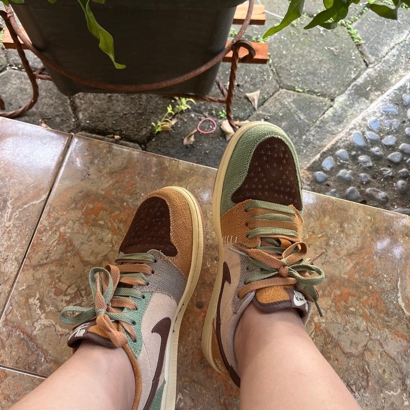 Sepatu Preloved NIKE Air Jordan 1 Low VOODOO Zion Williamson x AirJordan1Low