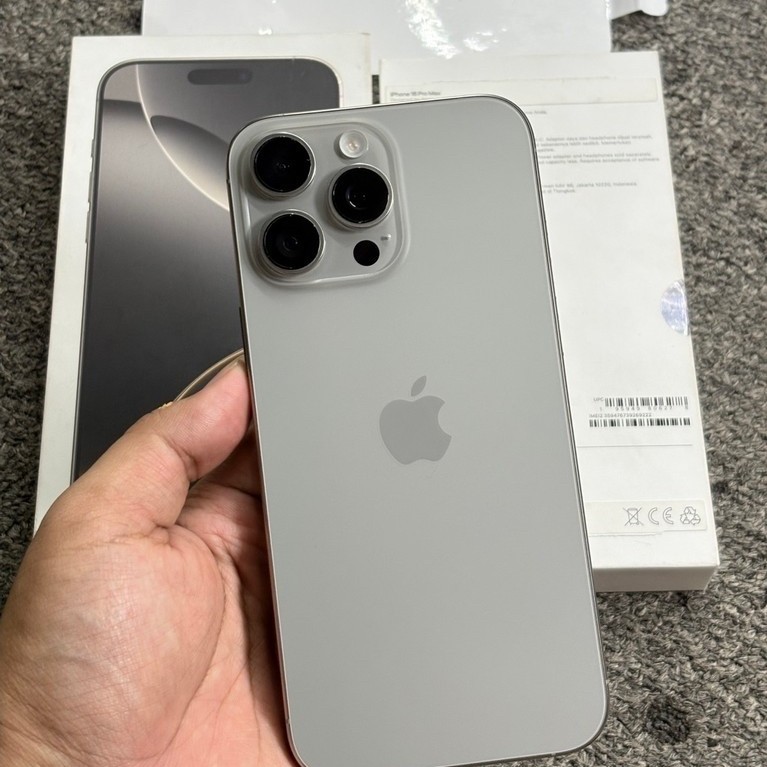iphone 16 pro max 256gb ibox second fullset original