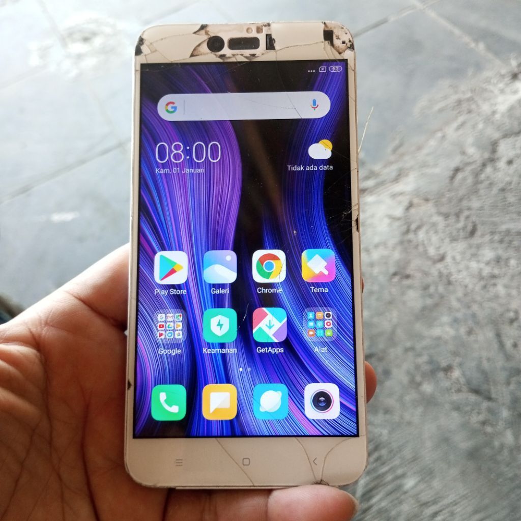lcd touchscreen frame redmi note 5a minus