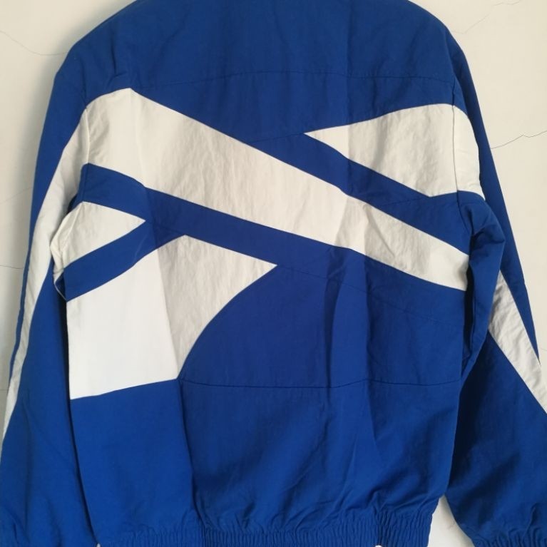 BNWT Reebok Classic Track Jacket CL Woven Blue - Size M - Full Tag Baru - REEIA2505